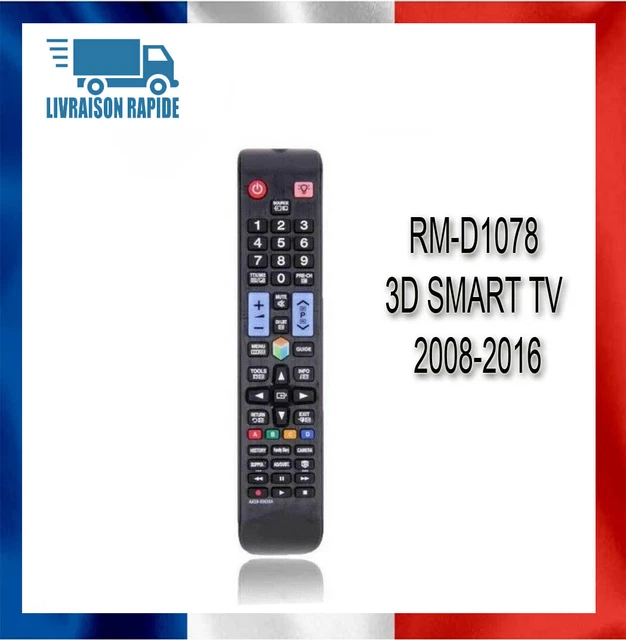 Télécommande Samsung Universelle universal Remote RM-D1078 3D SMART TV 2008-2016