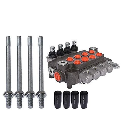 findmall 4 Spool 21 GPM 3600 PSI Hydraulic Directional Control Valve SAE Port...