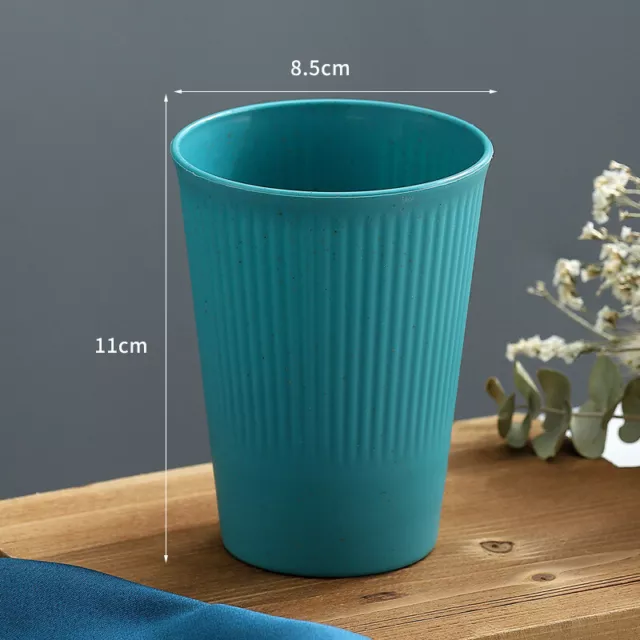 1 pz tazza per acqua potabile portatile semplice tazza latte in plastica