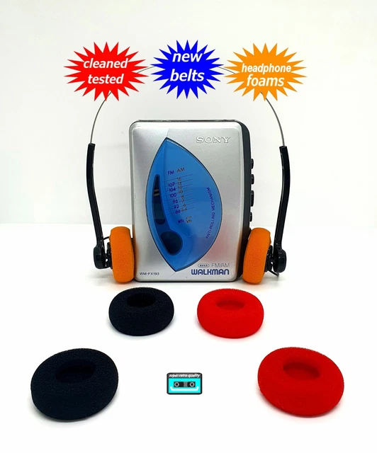 SONY WALKMAN CASSETTE Radio Player WMFX193 NEW BELTS CLEANED WORKING