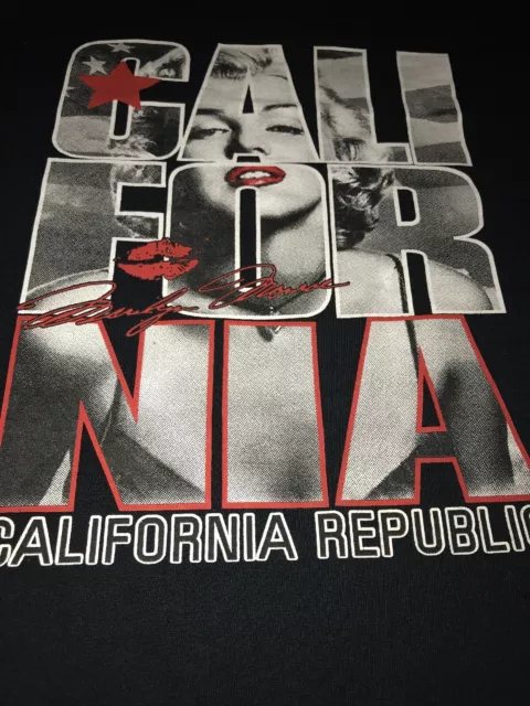 California Republic Marilyn Monroe Preowned Xl Mens T Shirt Lips Extra Large