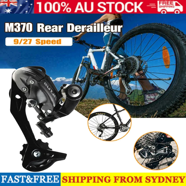 FOR SHIMANO ALTUS RD-M370 9/27 Speed Rear Mech Derailleur Long Mountain ...