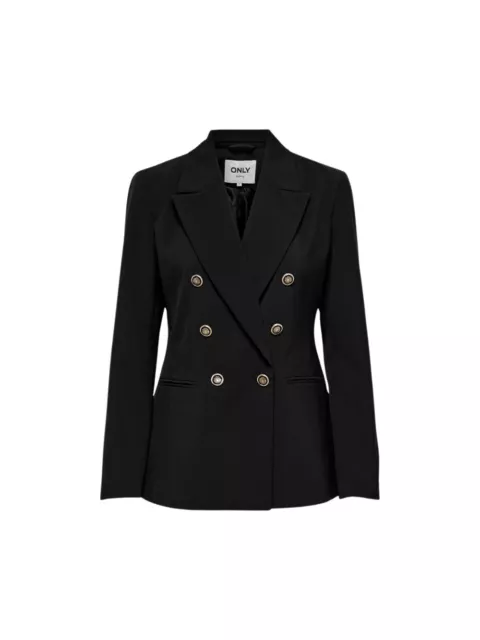 Cappotto Only modello Blazer in poliestere, da donna colore Nero.