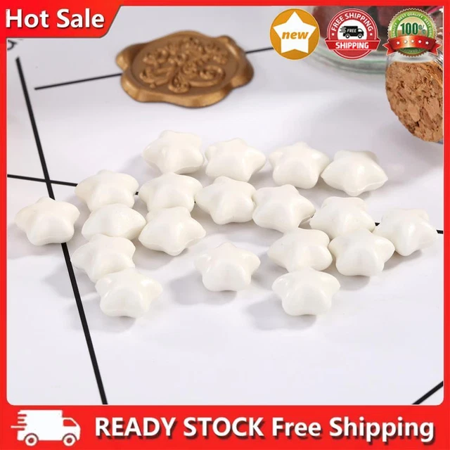 30pcs Retro Star Shape Seal Paint Grain Fire Painting Pills for Stamps (C)