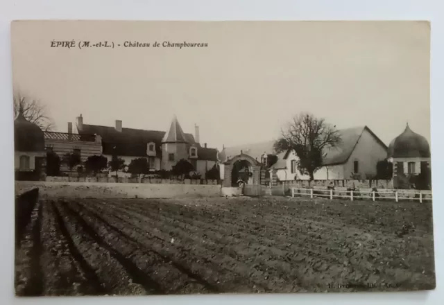 CPA, ÉPIRÉ (49), Château de Champboureau