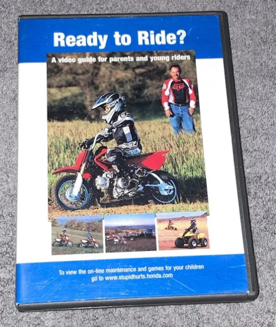 Ready To Ride? DVD Guide For Parents And Young Riders Honda Off-Road Vehicles￼￼