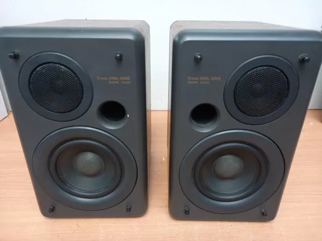 JVC Speakers Pair Dynamic Axial-Drive Woofer System-Wooden-Unit Only (SP-UXD88)