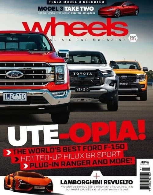 WHEELS CAR MAGAZINE November 2023 UTEOPIA Revuelto 18.95
