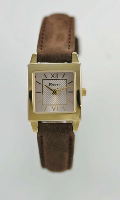 Montre Femme Acier Inoxydable Or - Cadran Champagne - étanche 30 M - Mouvement Quartz - Occasion