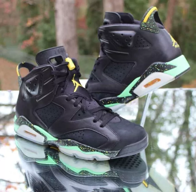 Nike Air Jordan 6 Retro Brazil Pack World Cup Men’s Size 10.5 Black 688446-020