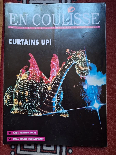 Magazine euro disney cast member en coulisse mars 1992