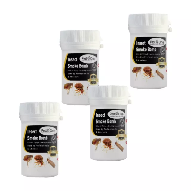 4 Pack Flea Treatment For Fleas 'Pest O One' 3.5g Treatment Cat / Dog