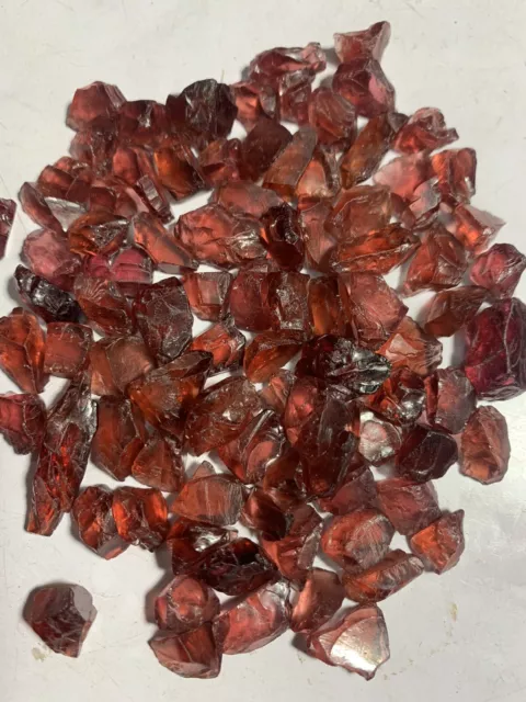 Red Garnet  Facet Rough