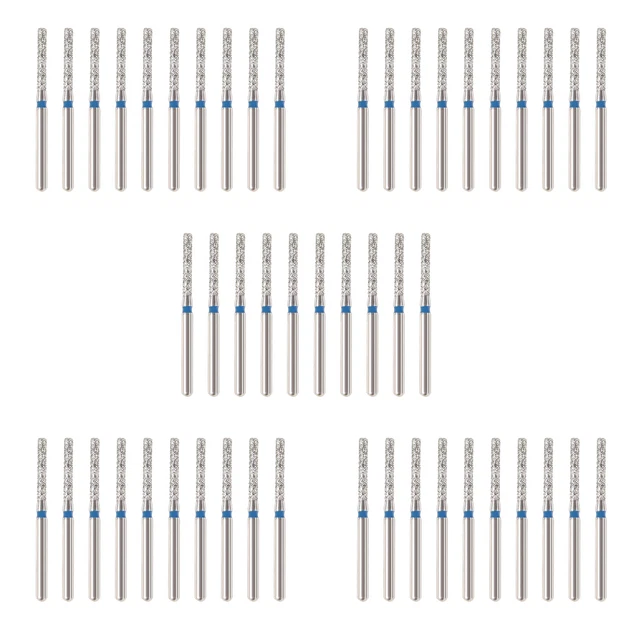 50Pcs Dental Diamond Burs FG 1.6MM Drills for High speed handpiece SF-11 OR