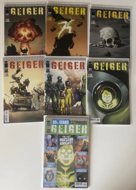 Geiger #1-6, 80-Page Giant (2021-22) Johns, Frank, Image, Full Run, Nm