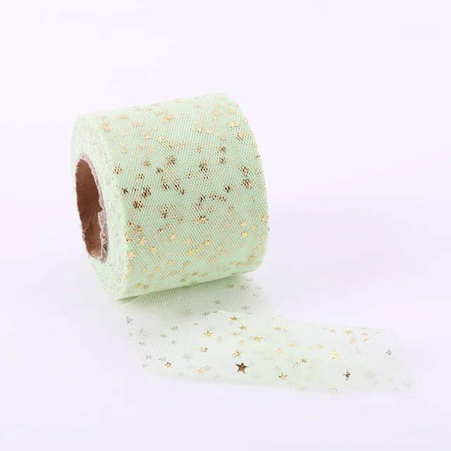1 Roll Gift Ribbon Diy Eye-catching Sparkly Gift Packing Ribbon Flexible