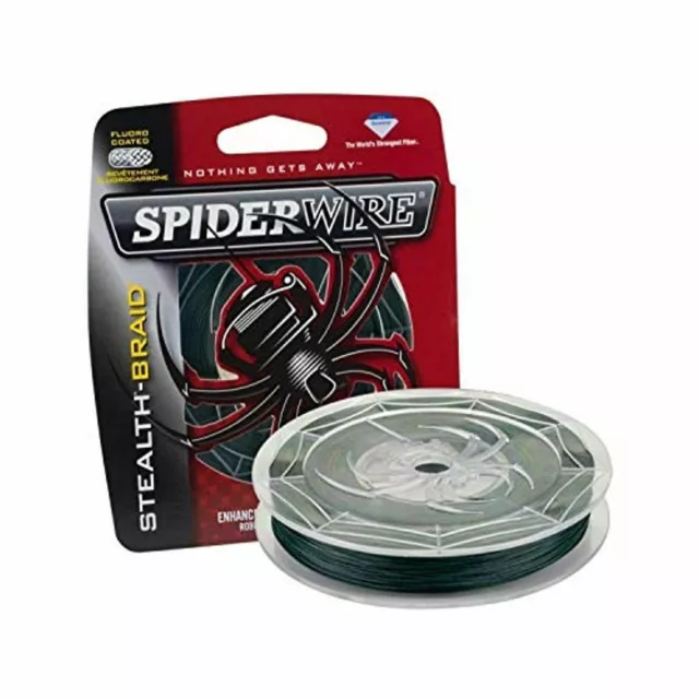 SPIDERWIRE STEALTH Moss Green Braided Fishing Line -CHOOSE LB and