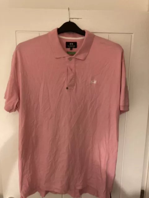 La Martina Buenos Aires Pink Pima Cotton Polo Shirt (3XL)