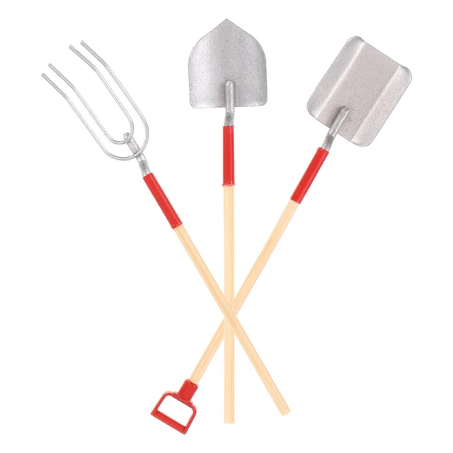 3 Pcs Mini House Model Gardening Tool Small Hand Shovels Child Manual