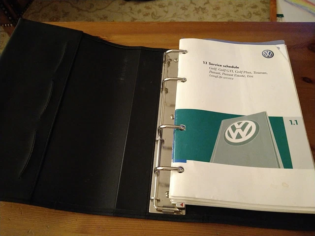 VW GOLF VOLKSWAGEN confezione libro completa PROPRIETARI MANUALE MANUALE PORTAFOGLIO 2005 stampa