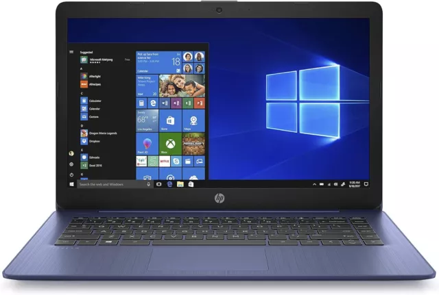 HP Stream Laptop 14" 14-ds0050nr, AMD A4-9120e, 4GB RAM 64GB eMMC Storage, Win10