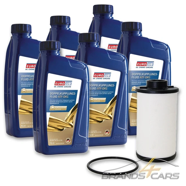 Filtro Idraulico Atec Dsg +6L Olio Cambio Automatico Olio Per Vw Touran 1T 1.4-2.0