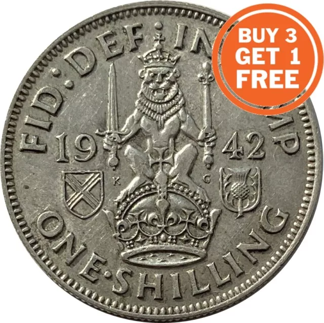 Scottish Shilling George Vi Coin Choice Of Year 1937 To 1951