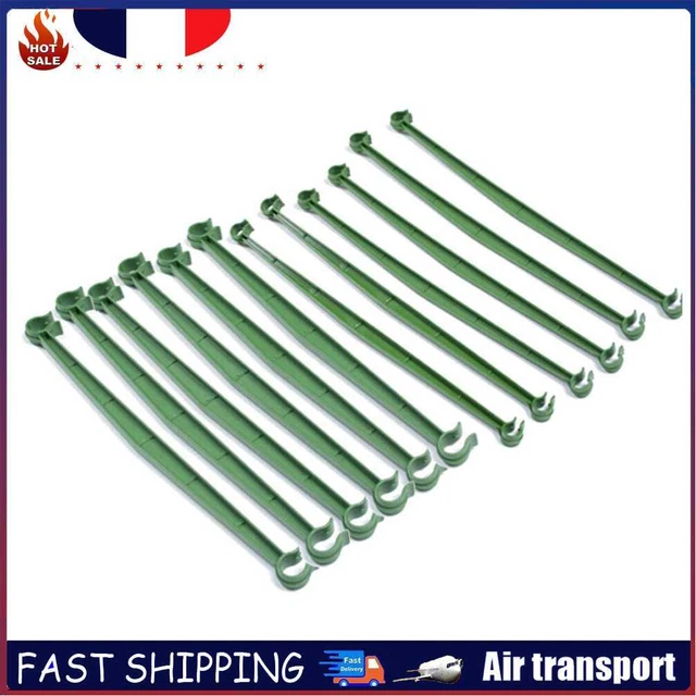 12pcs Plastic Plant Support Bracket Climbing Flower Fixed Garden Vines Shelf