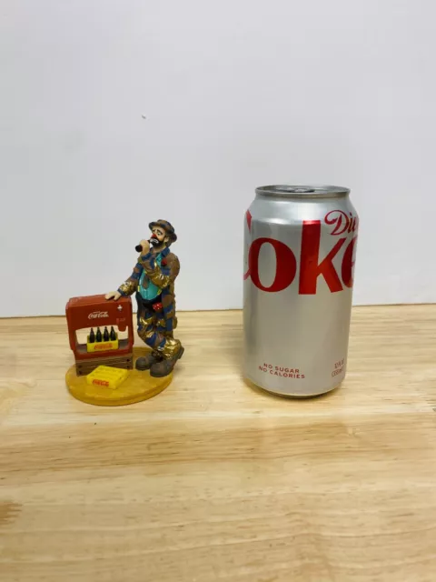 Coca Cola Figurine "At the Red Cooler" Emmett Kelly Limited Edition #2316/19,500 3