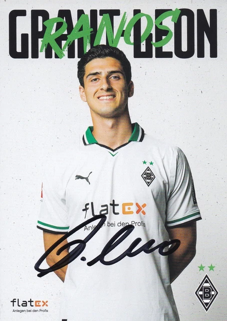 AUTOGRAMMKARTE GRANT-LEON RANOS - Borussia Mönchengladbach - 2023/24 ...