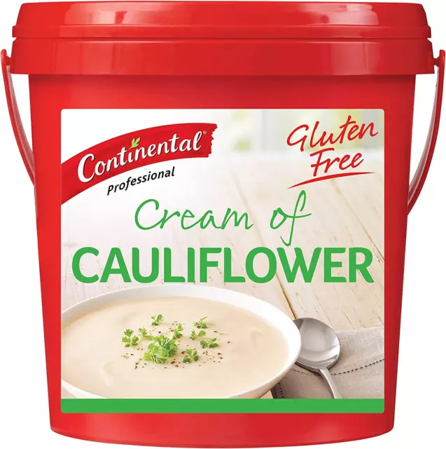 Continental Professional Soup Mix Cream of Cauliflower, Gluten Free, 1.8 Kg