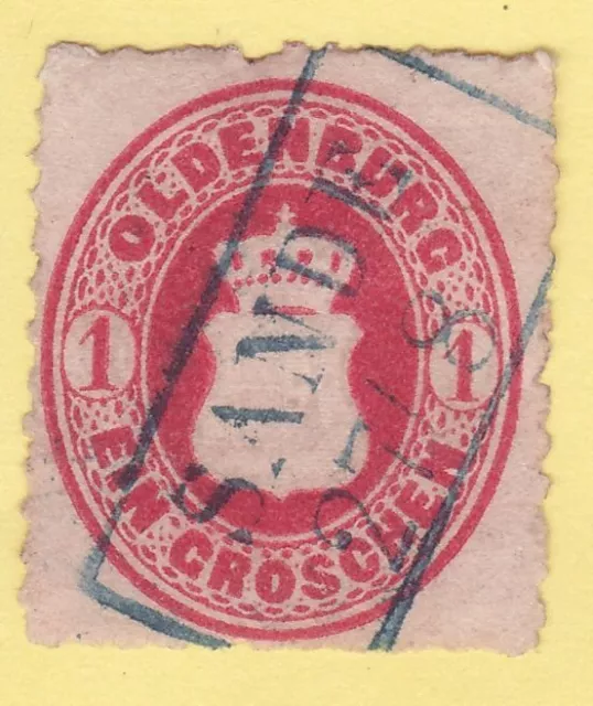 !! Altdeutschland Oldenburg MiNr 17 A , Stempel SANDE , ideal , BPP - GEPRÜFT !!