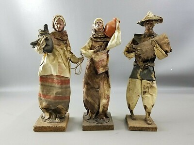 vintage mexican paper mache dolls