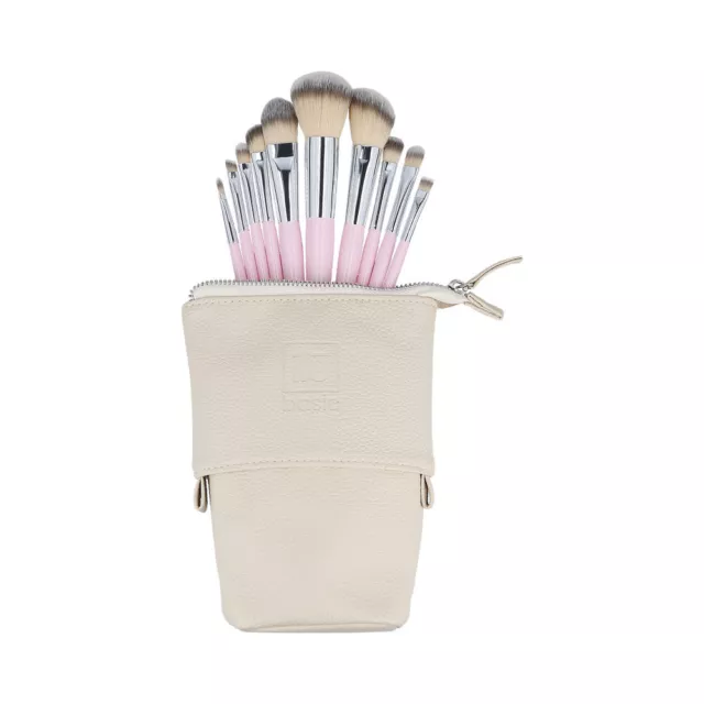 ilū Makeup Brushes 10pz + Case Set Pink - set de pinceaux