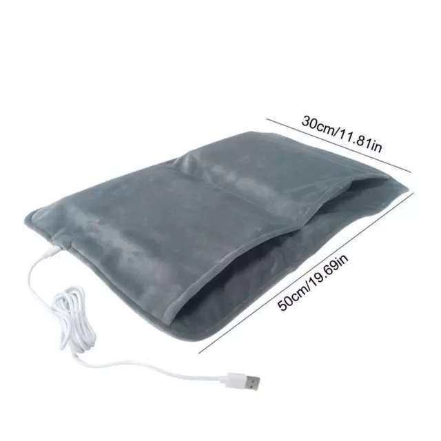 Foot Warmer Electric Heating Pad Soft Fleece Pad Cushion Feet Warm Floor E3 Y7E0 2