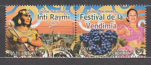 Peru - Post 2008 Yvert 1731/2 MNH Upaep
