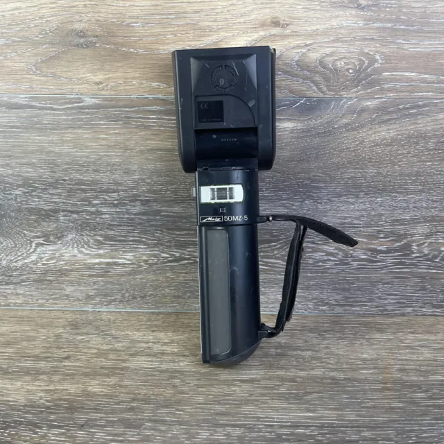 Metz Mecablitz 50MZ-5 Black Portable Handle-Mount Flash Light For Film Camera 2