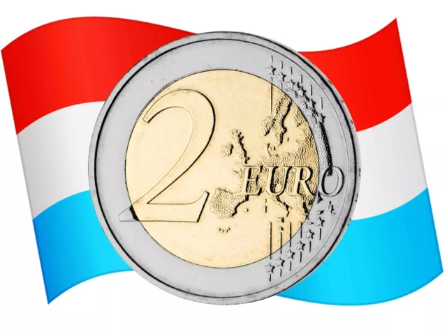 2 Euro Gedenkmünze Luxemburg alle Jahrgänge zur Auswahl