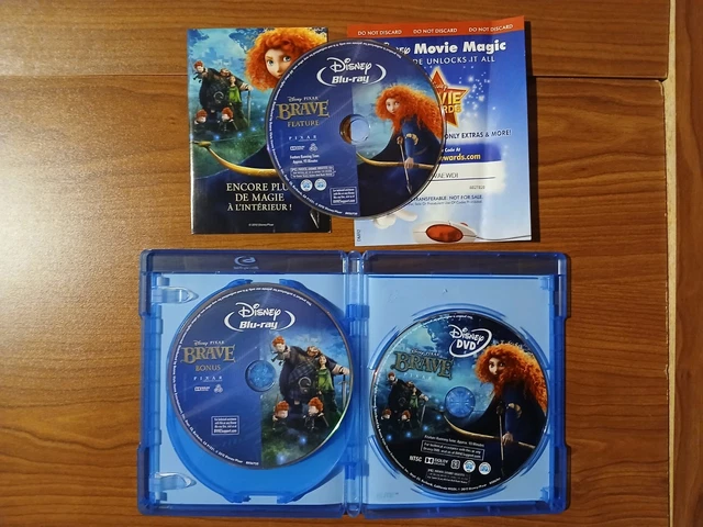 BRAVE (BLU-RAY/DVD - Collector's Edition - 3 Disc Set - Slip Cover) $15