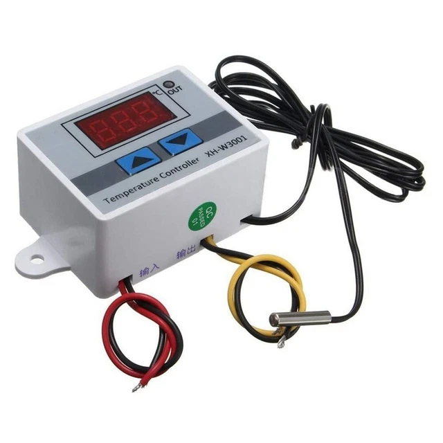 Temperature Controller 12V/24V/220V Switch Thermometer Thermostat 10A Control
