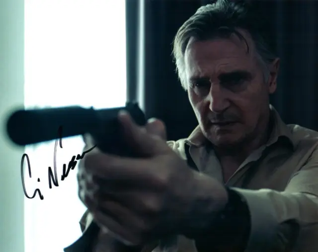 Liam Neeson signed 8x10 Photo autographed Picture Pic and COA