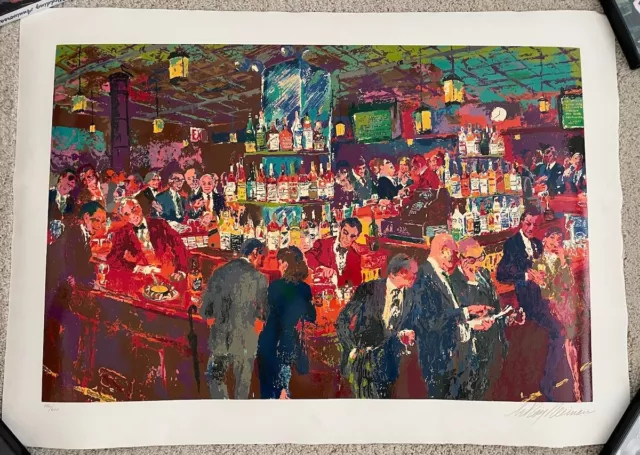 LeRoy Neiman "Harry's Wall Street Bar" Limited Serigraph