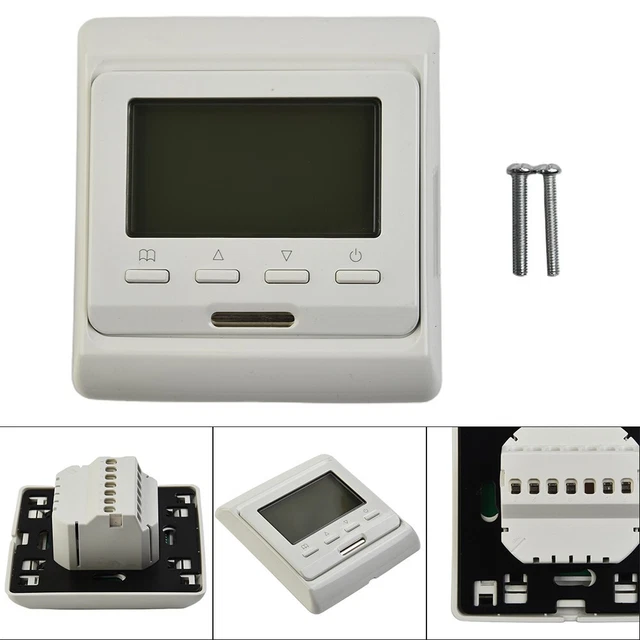 Thermostat chauffant au sol programmable facile à utiliser panneau de commande