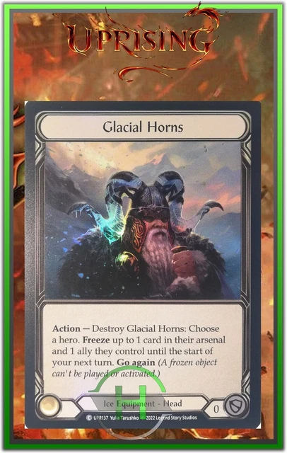 Glacial Horns Rainbow Foil - FAB:Uprising - UPR137 - Carte Officielle Anglaise