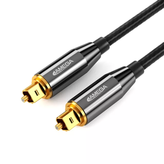 Toslink Kabel Optisches Digital Audio Digitalkabel LWL SPDIF Audiokabel 0,5m-5m