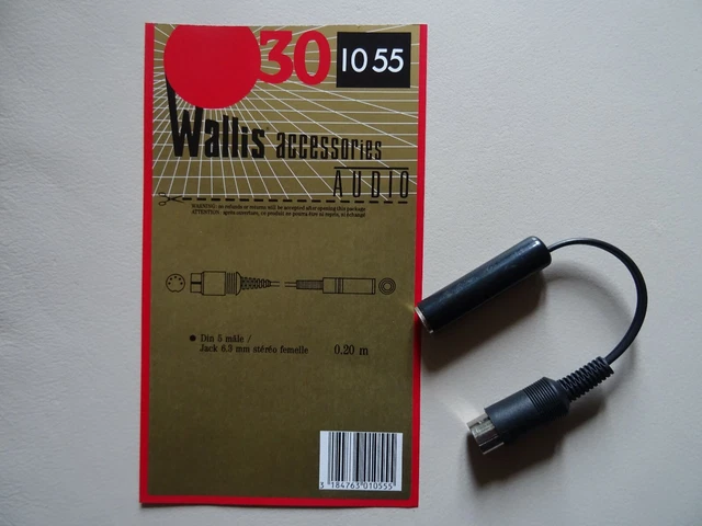 Câble de connecteur adaptateur mini-din (PS2) mâle vers DIN 5