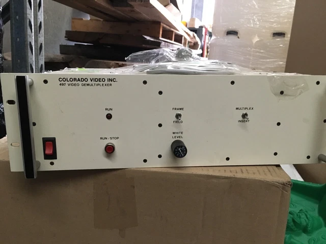 Colorado Video Inc 497 Video DeMultiplexer Ex Surplus