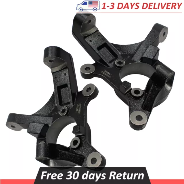 For 2007-2016 Chevy Silverado GMC Sierra C1500 2WD 3" Lift Spindles Knuckles