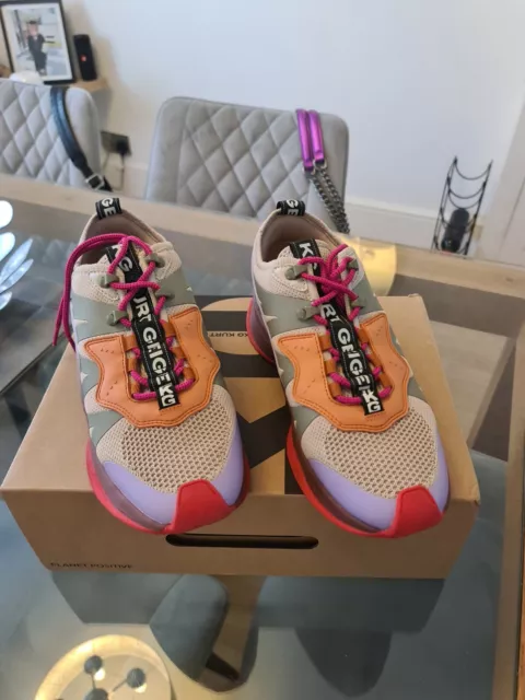 KURT GEIGER TRAINERS 7 40 Stunning Colours Chunky Bnib Cost 149 65.00 PicClick UK