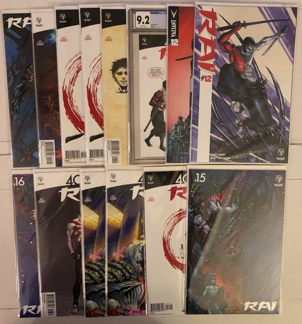 Rai #12 13 14 15 16 A B CGC 1 in 20 Clayton Crain Faith Bloodshot Movie Valiant